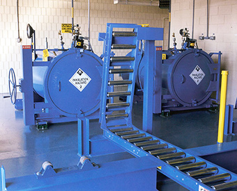 ChlorTainer vessels offer a reliable method of Preventing Chlorine Gas Leaks