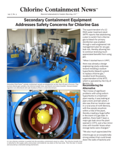 ChlorTainer Secondary Containment